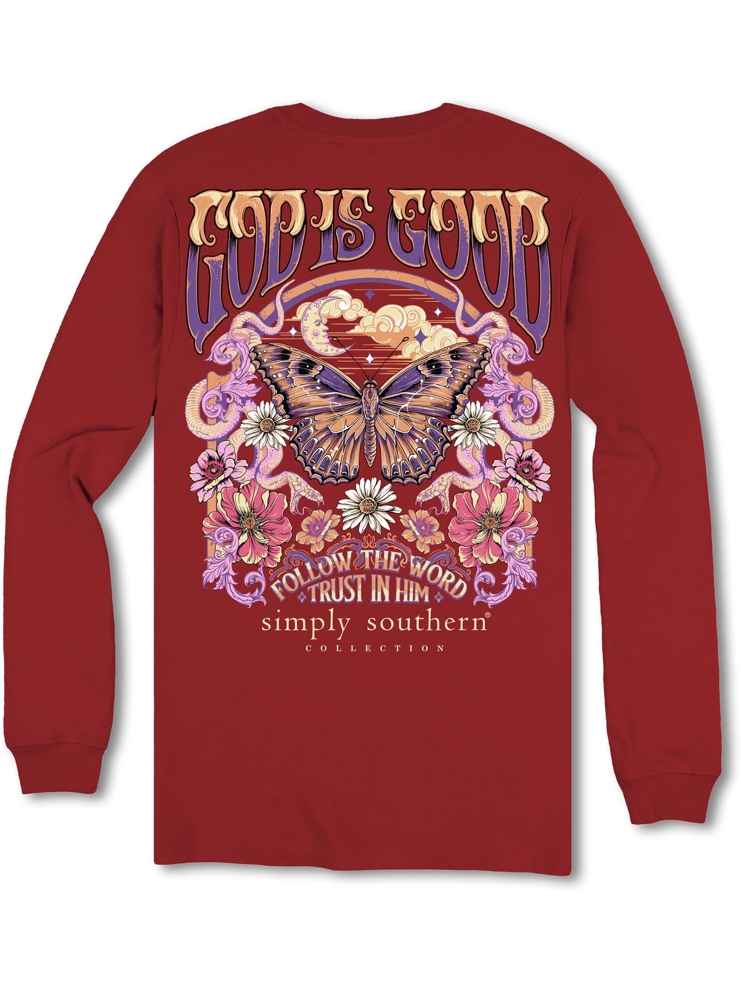 Simply Southern Follow & Trust Long Sleeve Tee