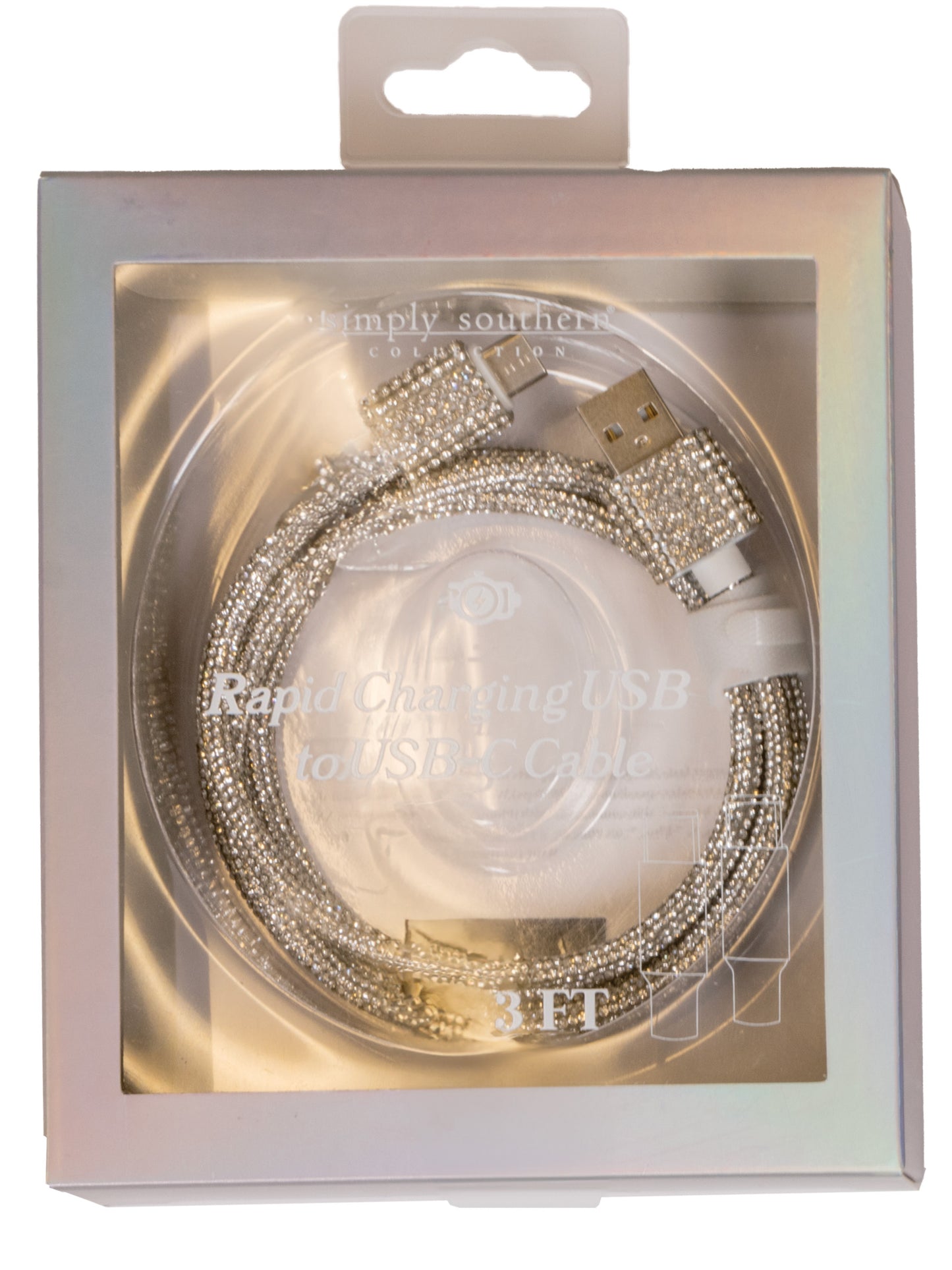 Simply Southern Bedazzled Charging Cord