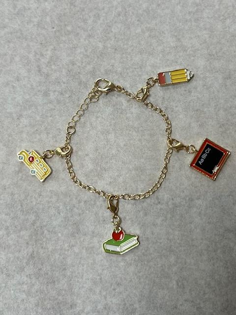 Simple Gold Charm Bracelet