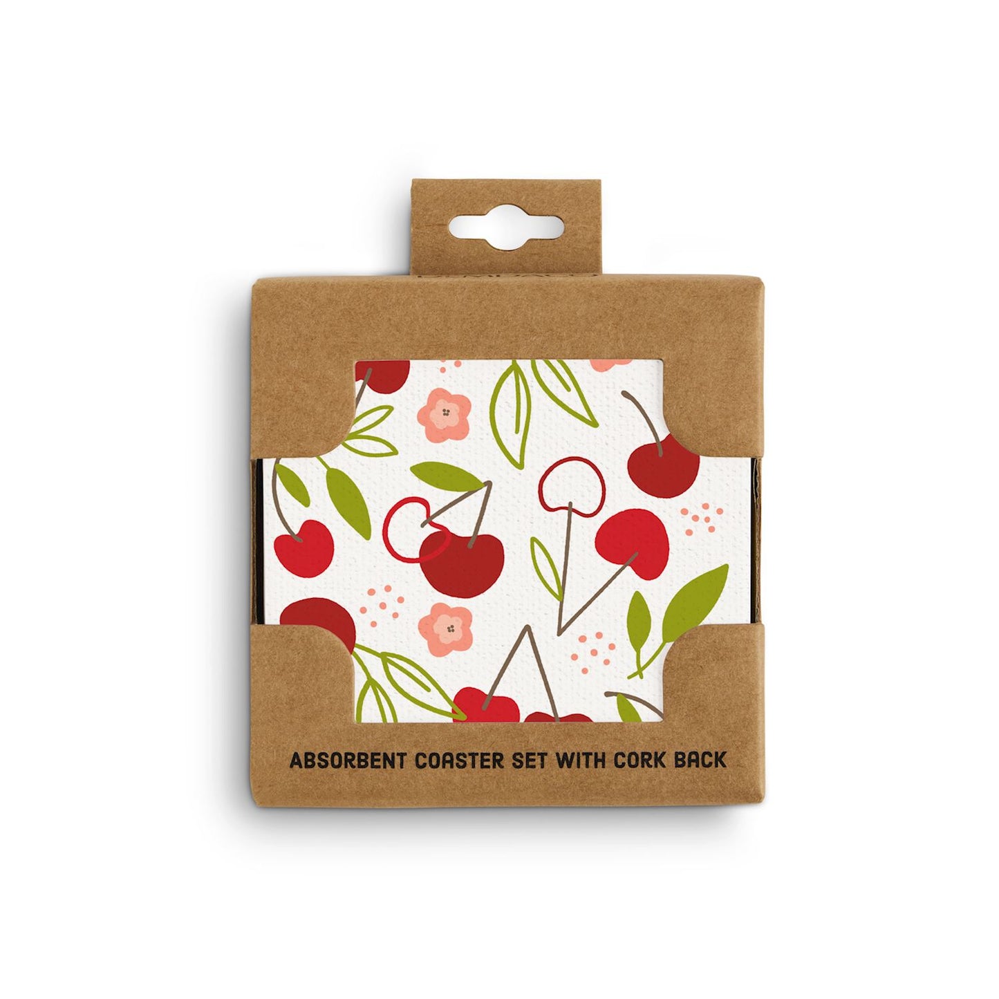 Cherries Coasters - Set of 4