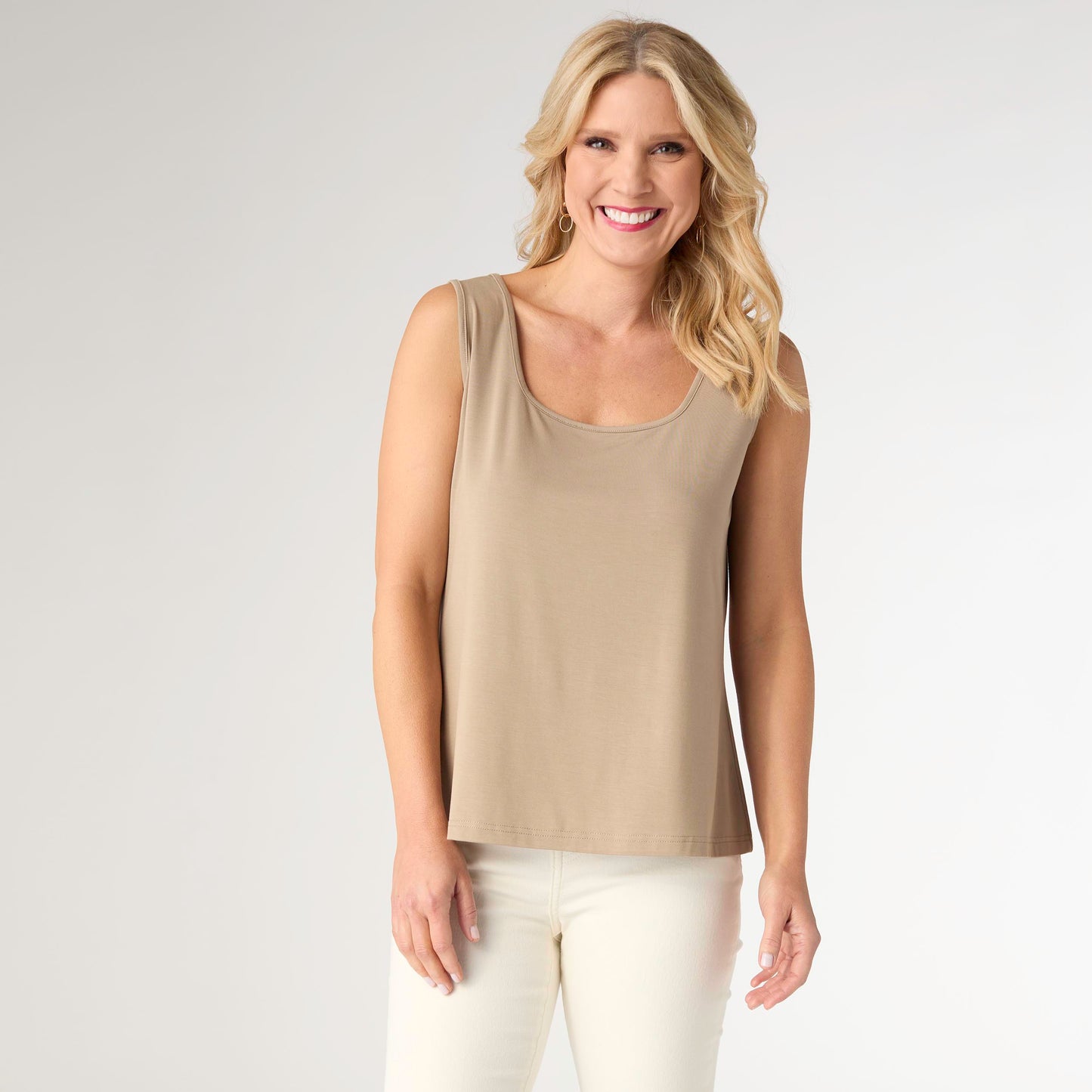 Soft Landing Tank - Taupe S/M
