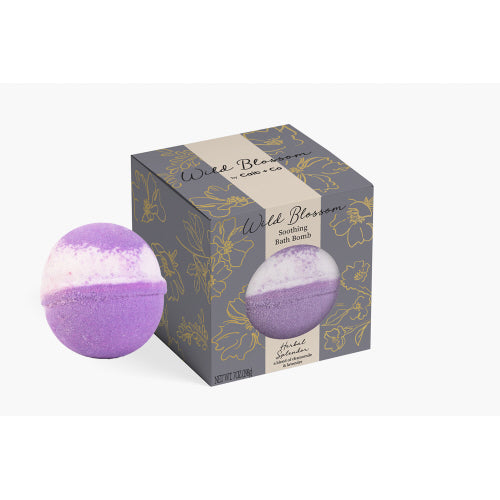 Wild Blossom Soothing Bath Bomb - Herbal Splendor