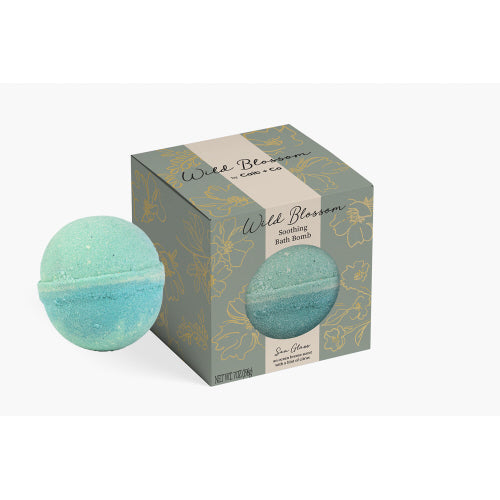Wild Blossom Soothing Bath Bomb - Sea Glass