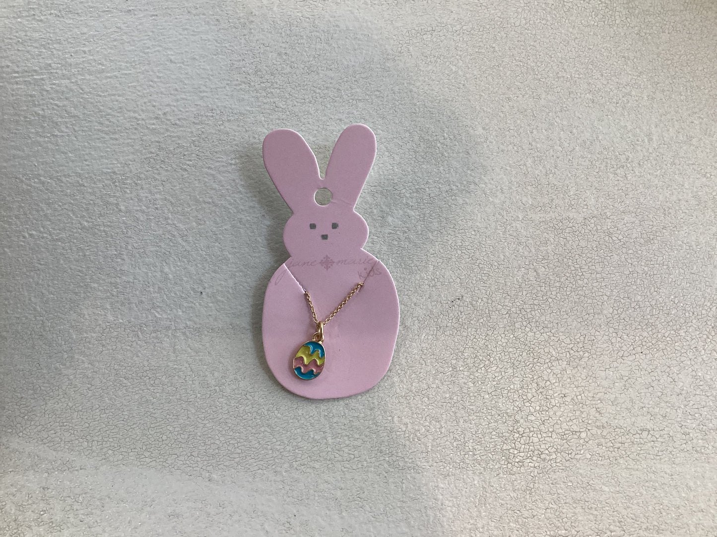 Kids Pastel Enamel Easter Egg Necklace
