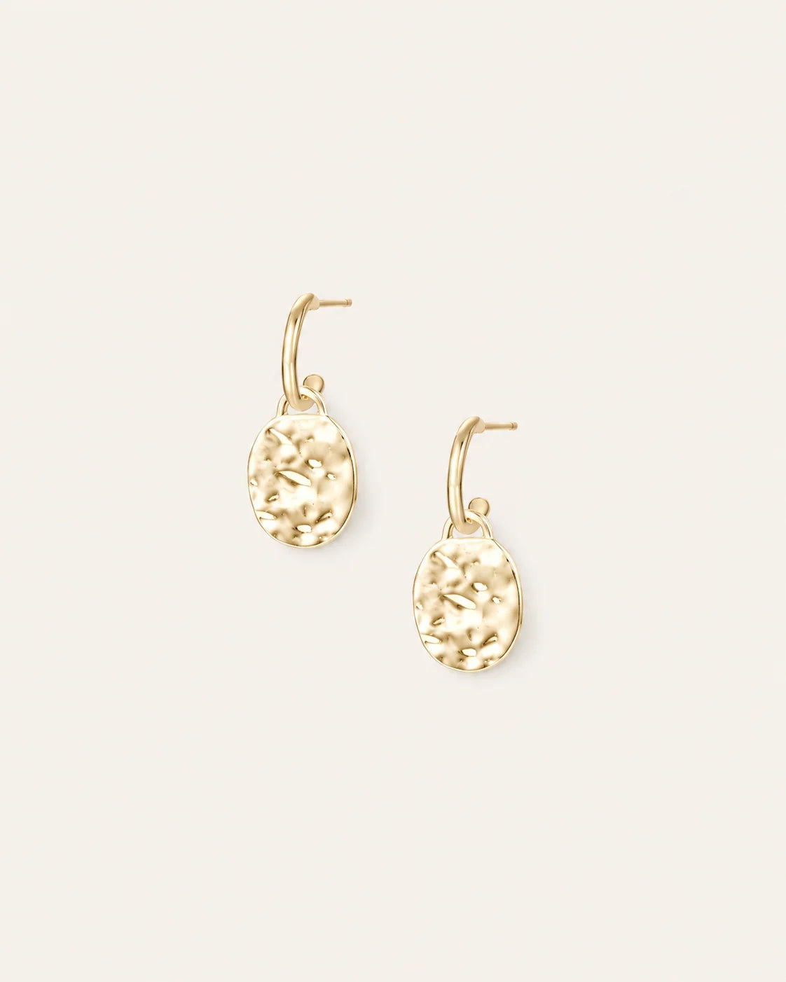 Horizon Mini Drop Earrings in Gold