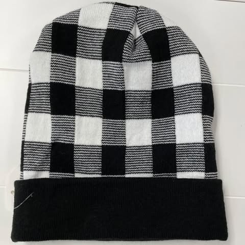 Checkered Beanie