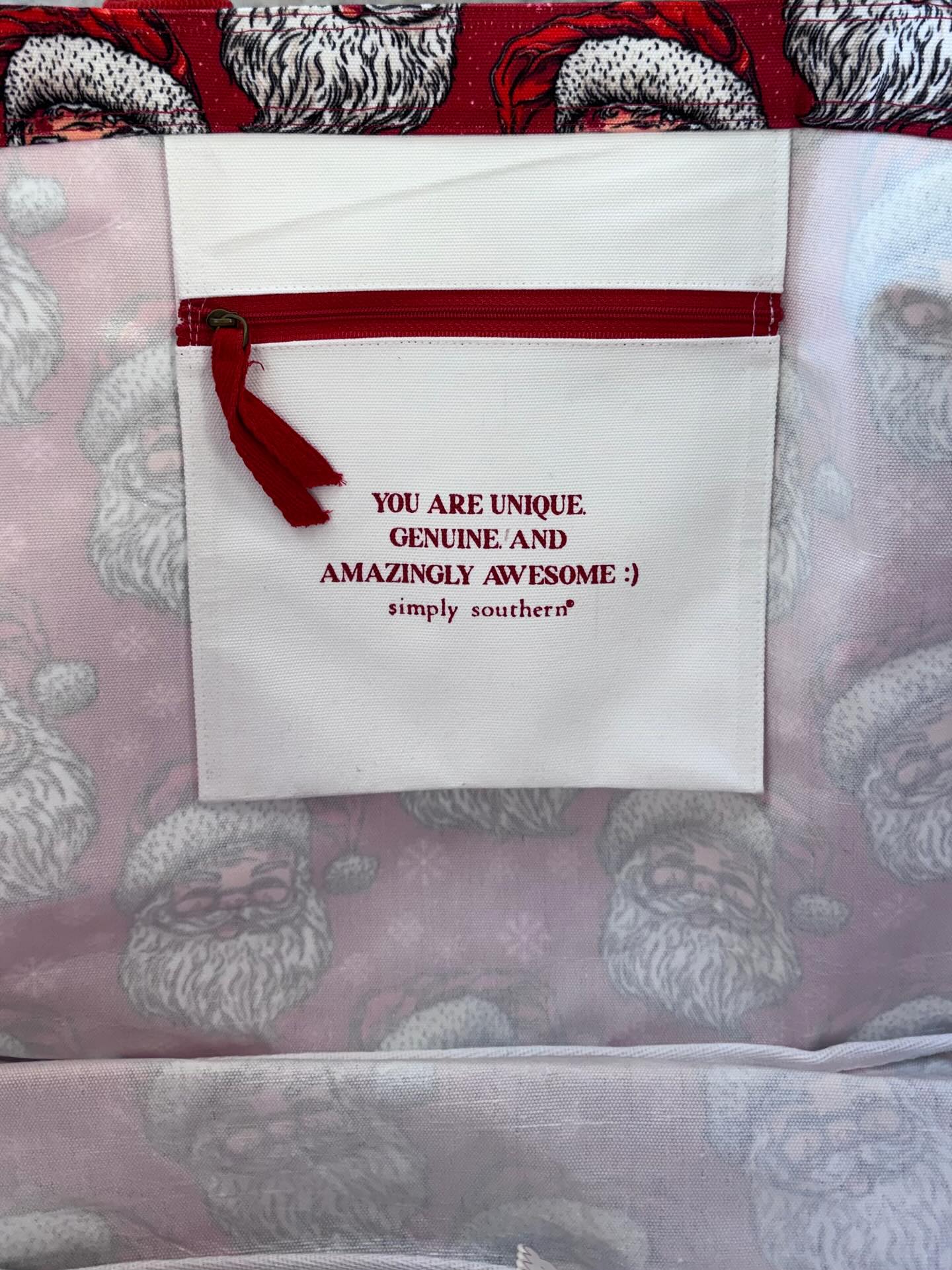 Simply Southern Santa Tote