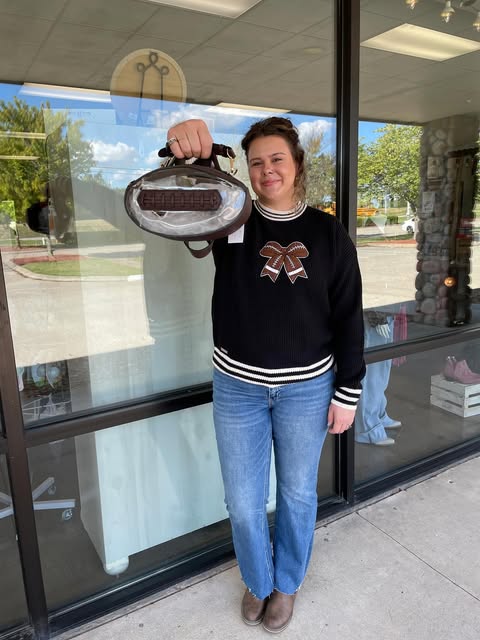 Simply Southern Harper Football Sweater