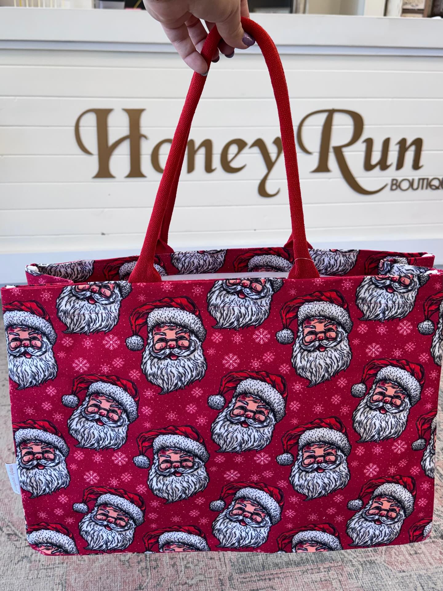 Simply Southern Santa Tote