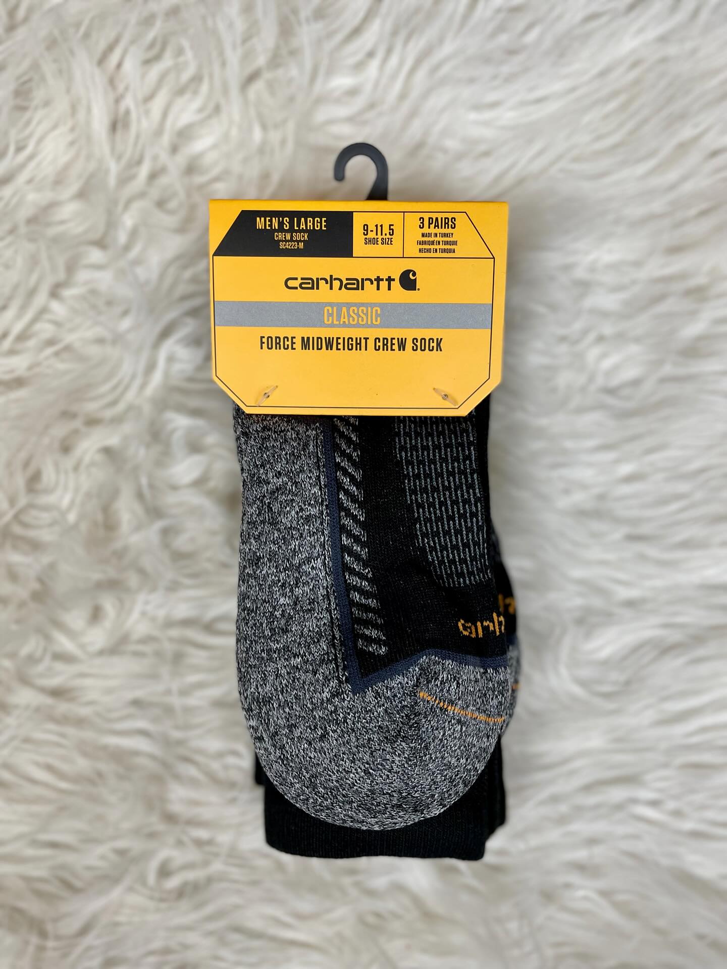 Carhartt Force® Midweight Crew Sock 3-Pack