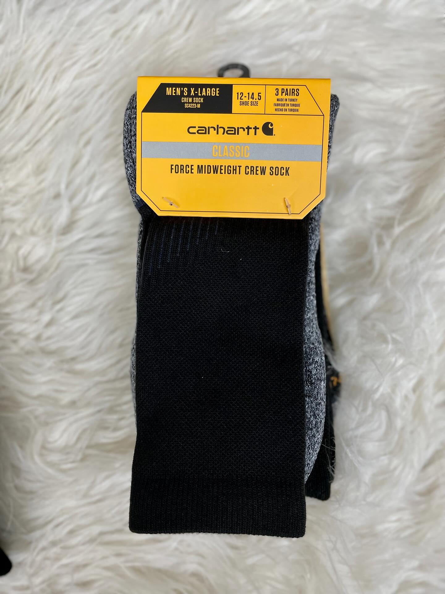 Carhartt Force® Midweight Crew Sock 3-Pack