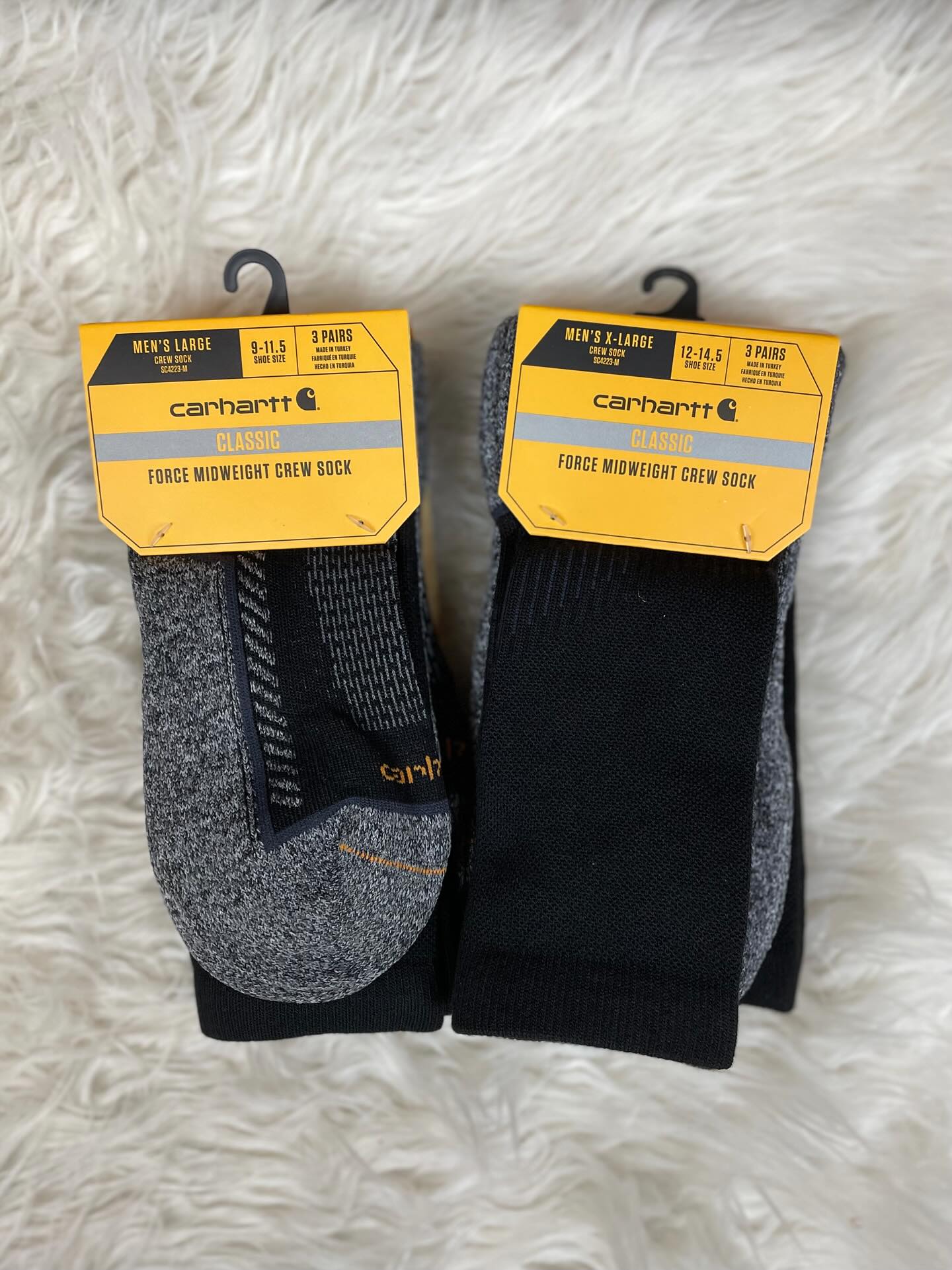 Carhartt Force® Midweight Crew Sock 3-Pack