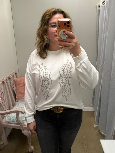 Boot Stitching Light Sweatshirt