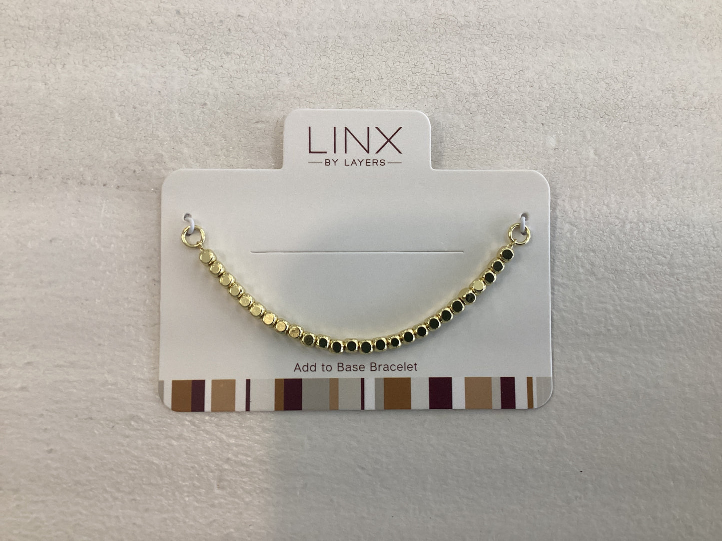 Gold Cube Beaded LINX Add-on