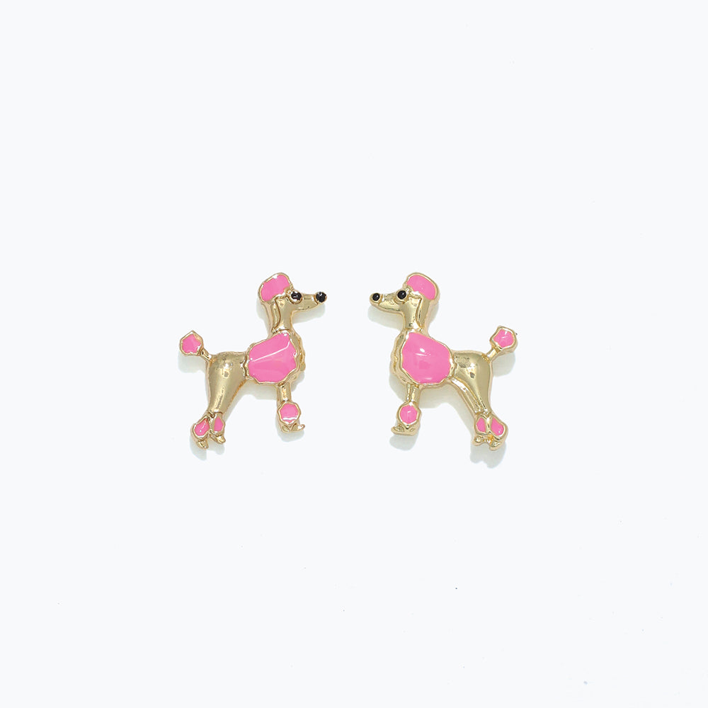 Cuties - Pink And Gold Poodles