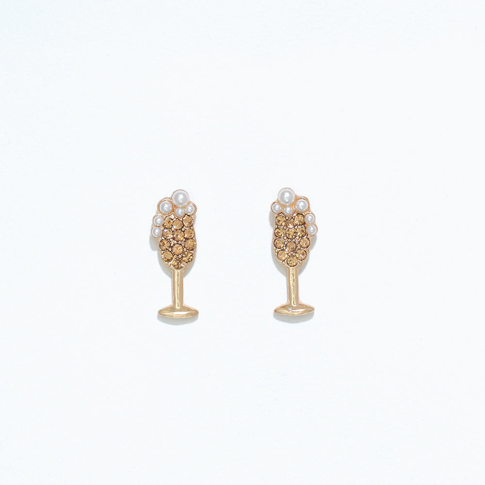 Cuties -Gold Champagne Flutes