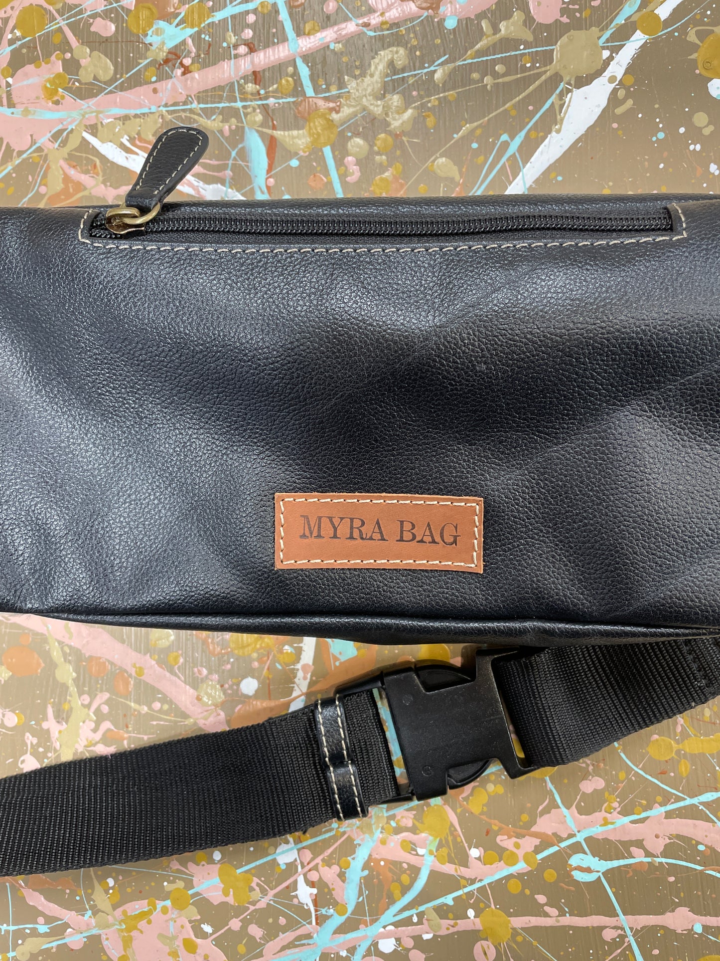 Myra Beaver Draw Fanny Pack/Crossbody Bag