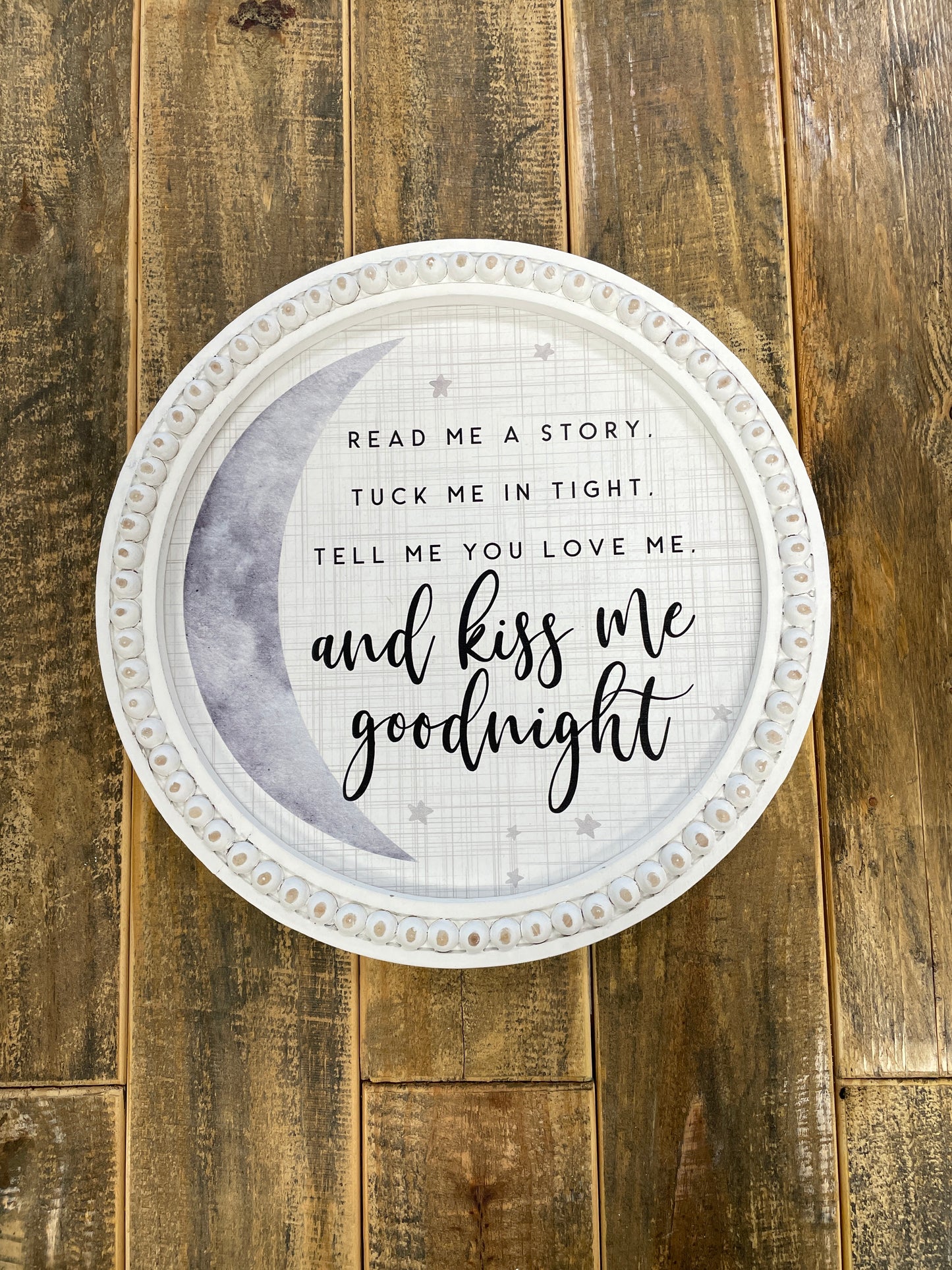 Read Me a Story 14” Round Wall Art