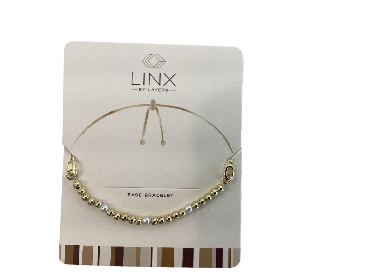 Gold Ball & Pearl Base Bracelet