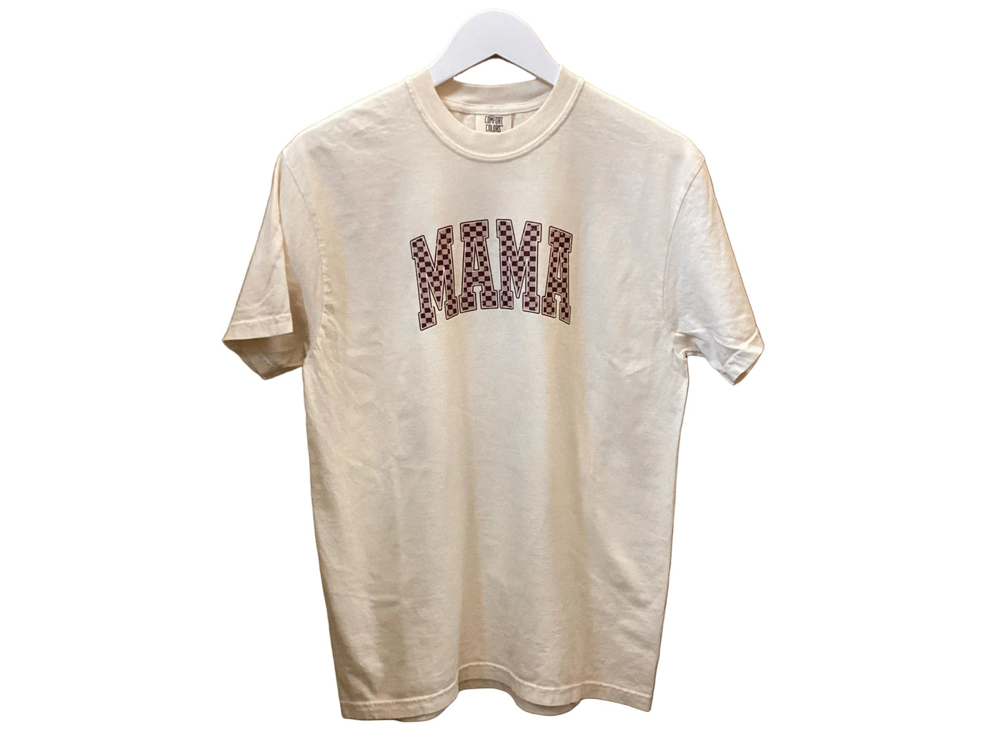 MAMA TEE-CHECKERED