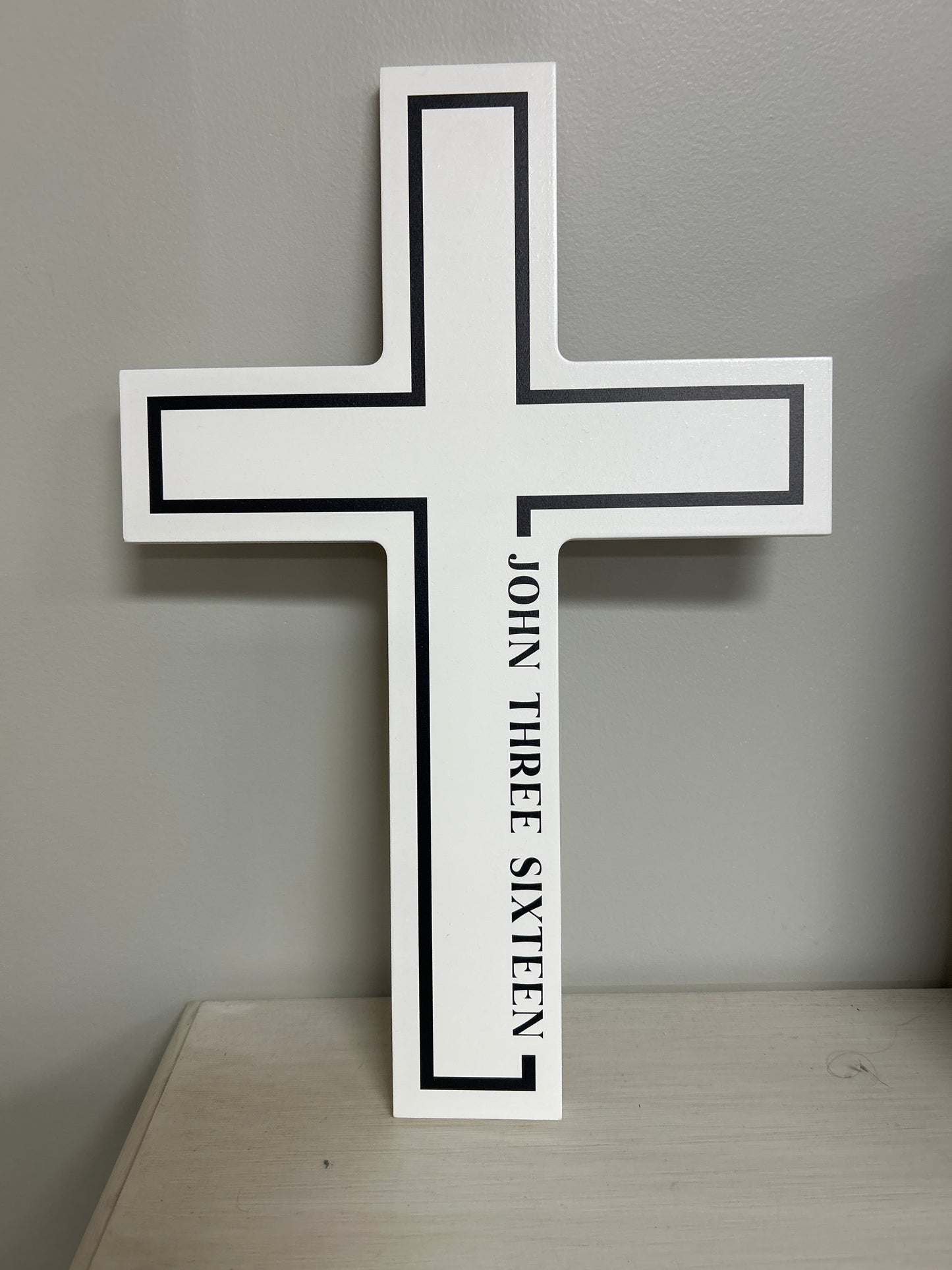 John 3:16 Cross 10.75 x 16
