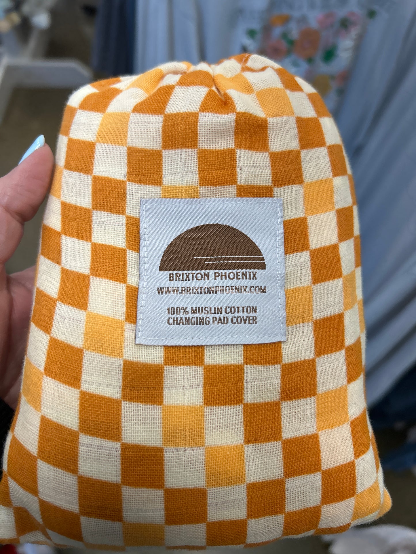 Mini Check Changing Pad Cover