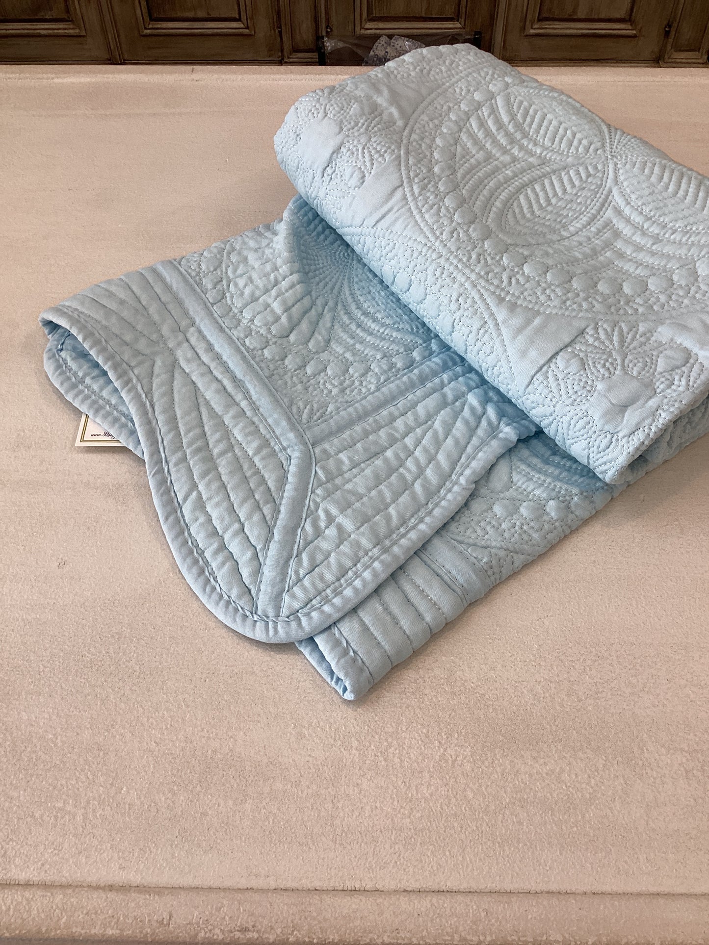 Heirloom Quilts-Baby Quilt Monogram