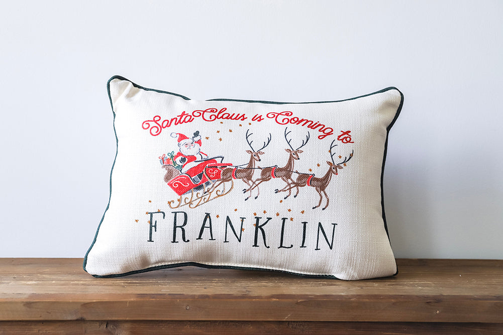 Santa Is Coming To White House Pillow