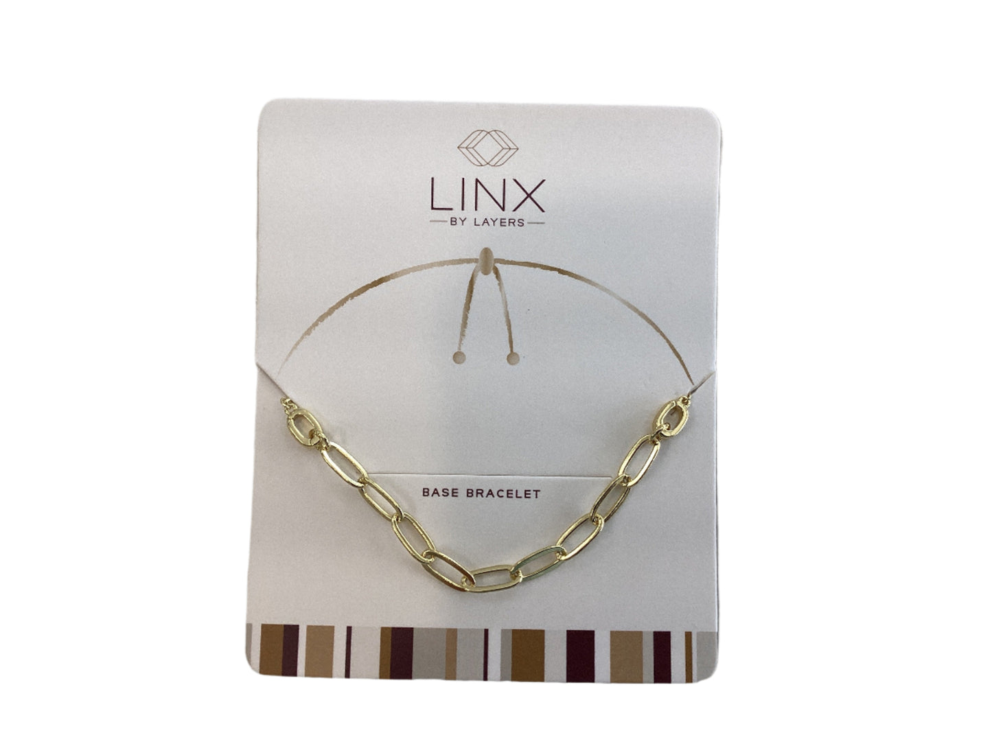 Gold Paperclip LINX Base Bracelet
