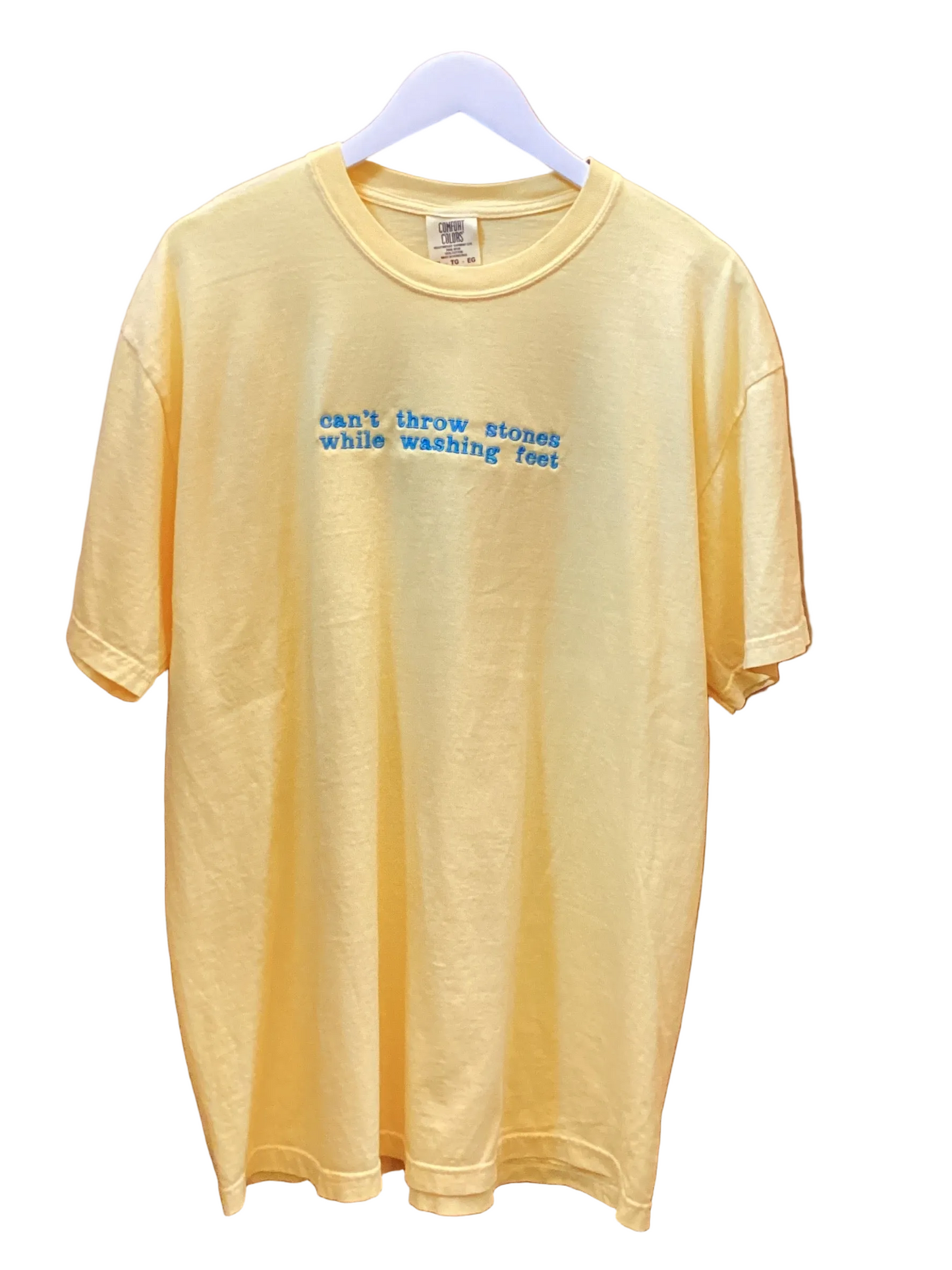 Can't Throw Stones While Washing Feet