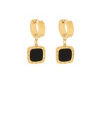 ROMAN NUMERALS DANGLE EARRINGS