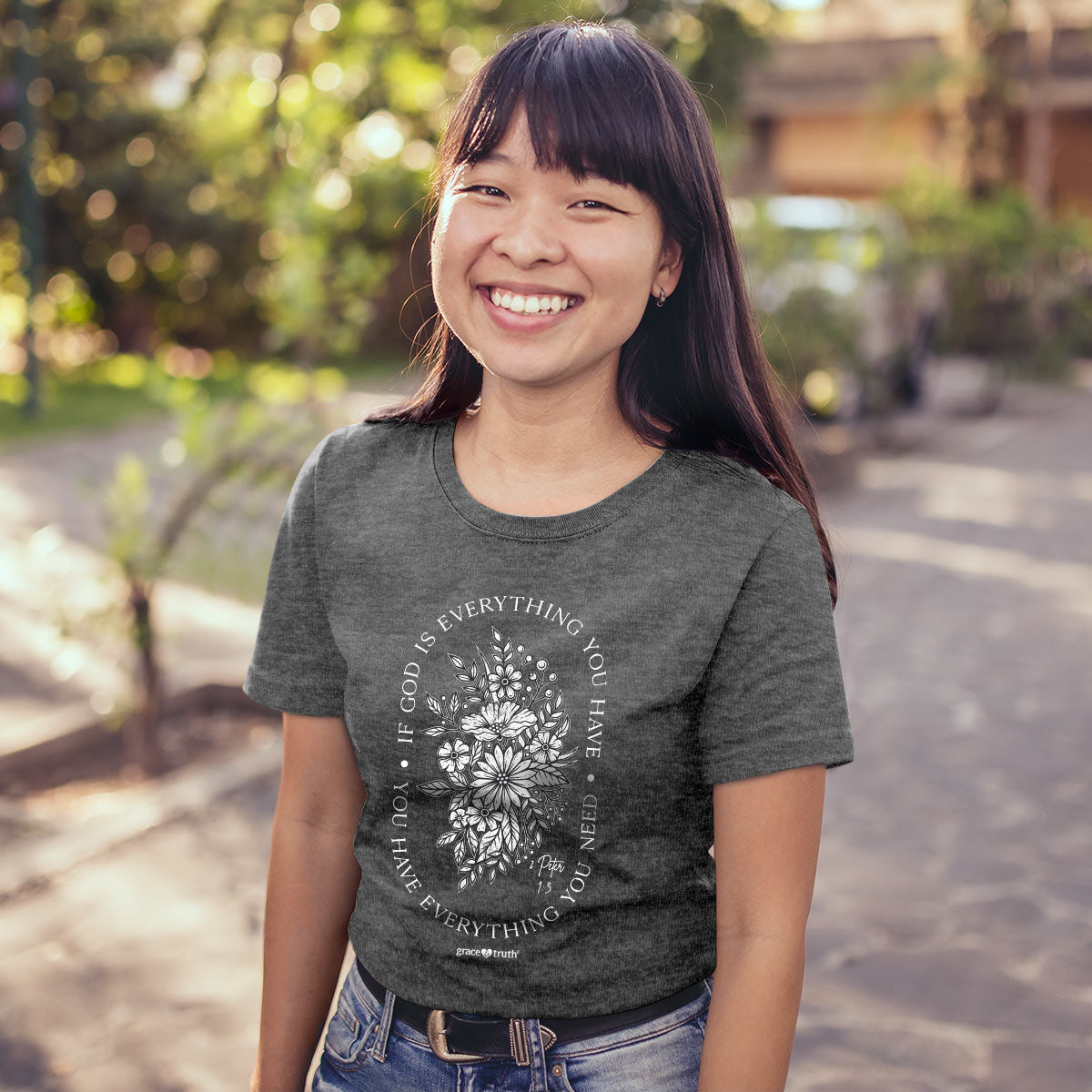 grace & truth Women's T - If God Is Everything