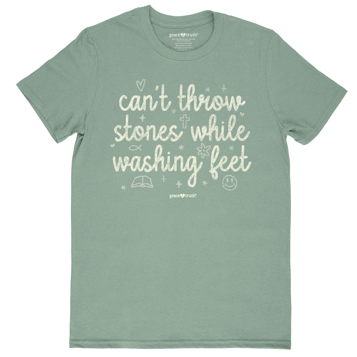 grace & truth Women's T - Can't Throw Stones