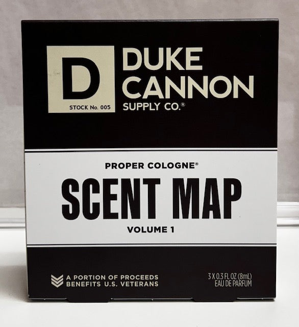 Duke Cannon Proper Cologne Scent Map