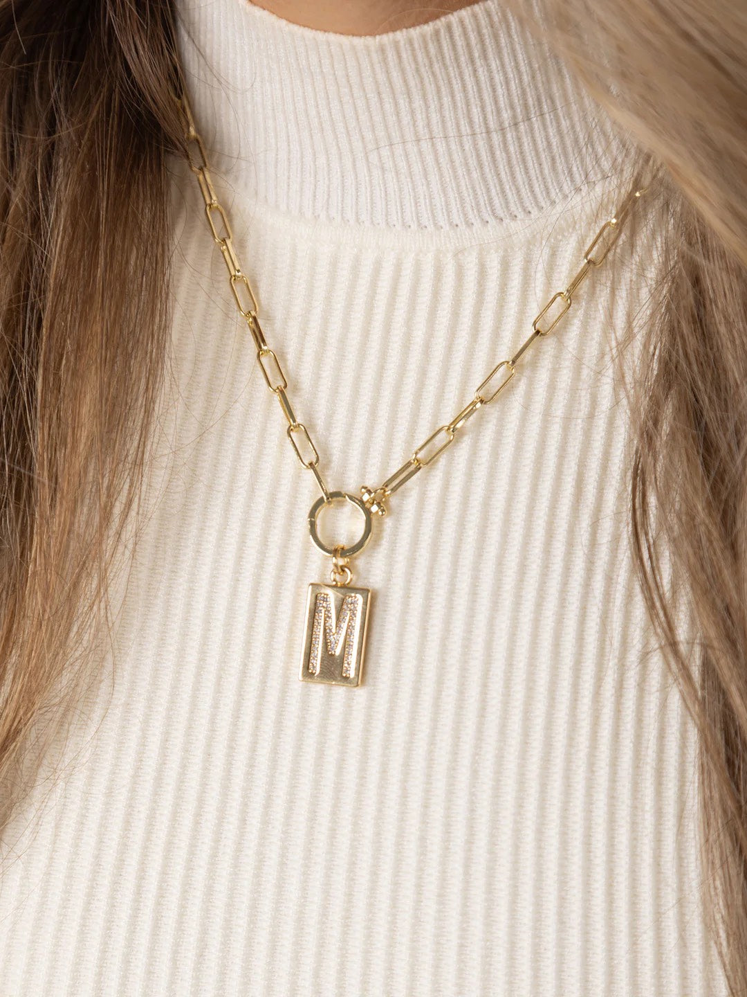 THEA GOLD 18" NECKLACE