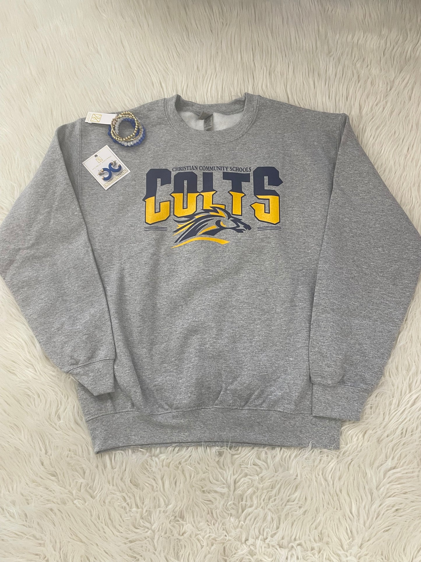 Christian Community Colts Grey Sweatshirts