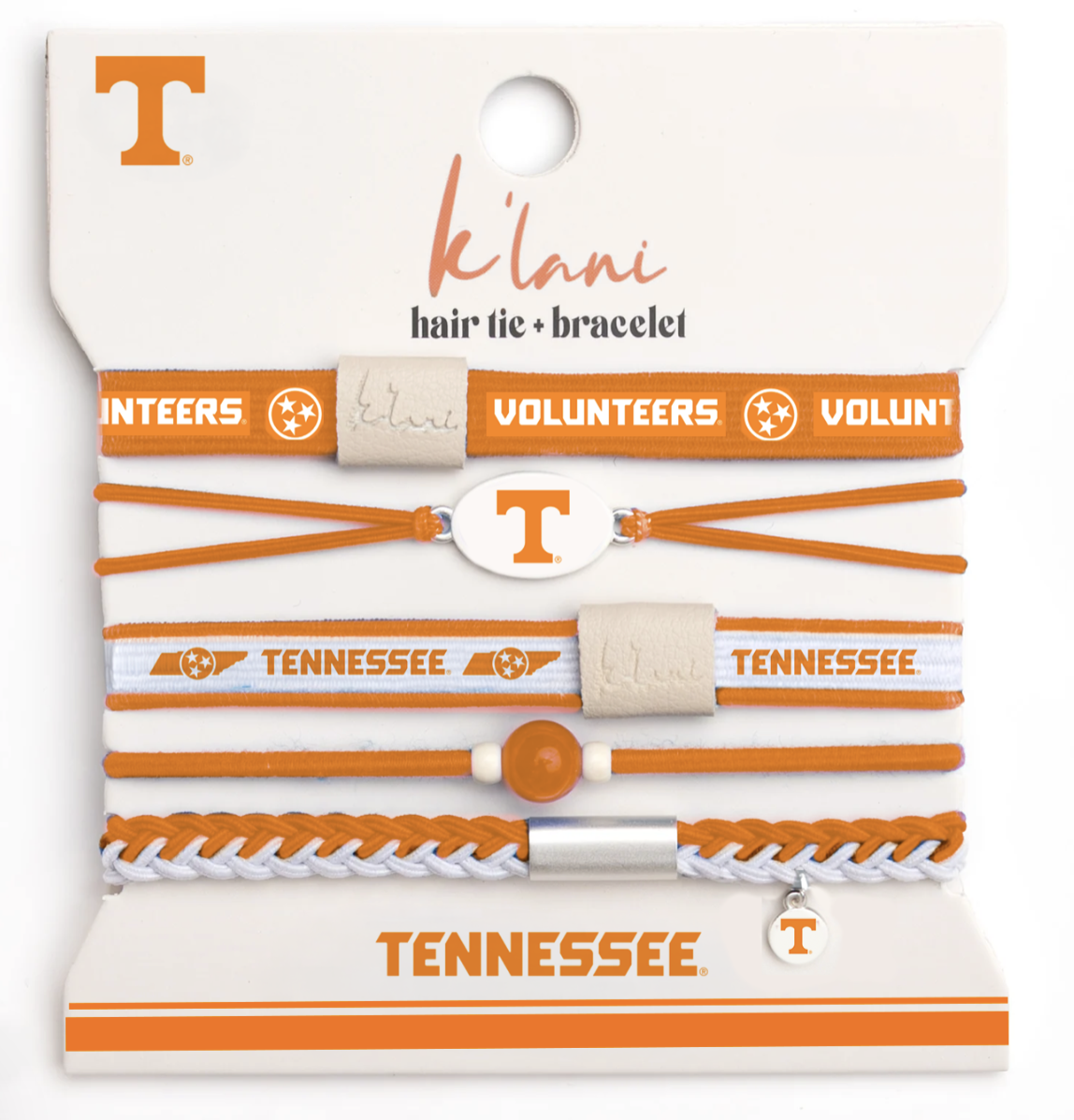 University ofTennessee NCAA Hair Tie Bracelets (M)
