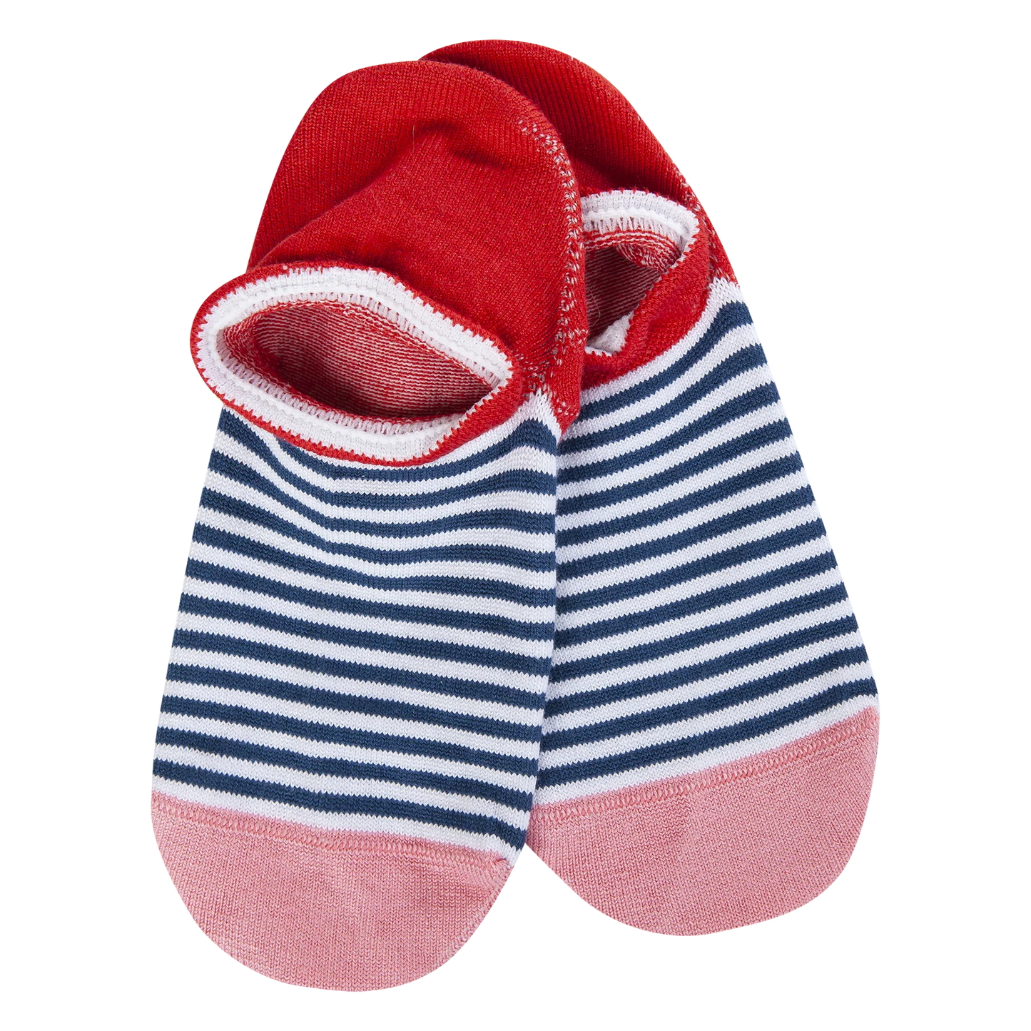 Knit Pickin Light Weight No Show Navy Multi