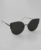 Matte Frame Cat Eye Sunglasses