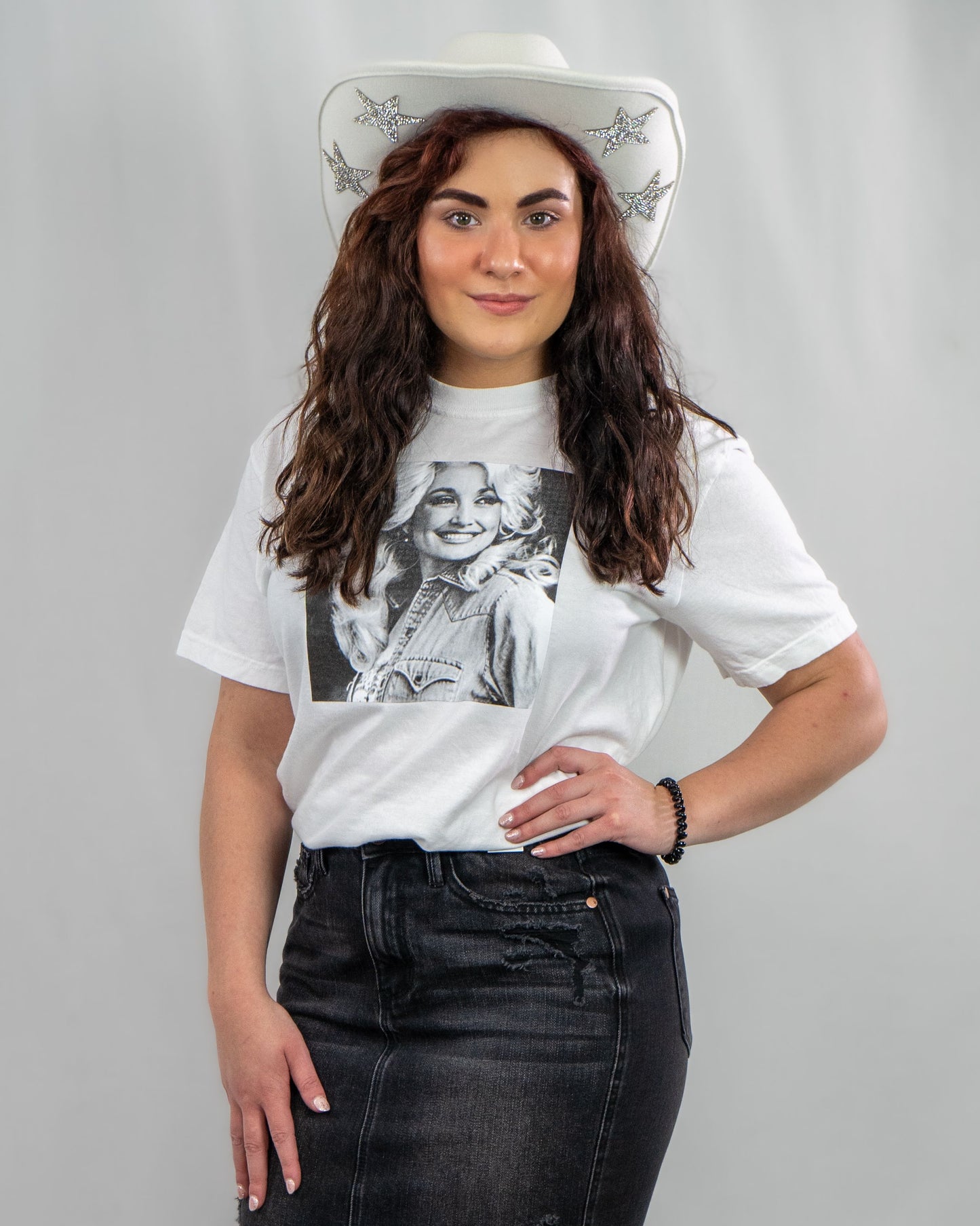 Dolly B&W Graphic Tee
