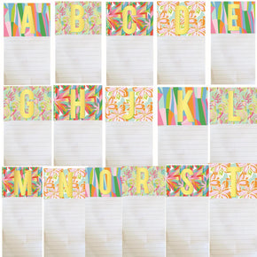 Magnetic Initial Notepads