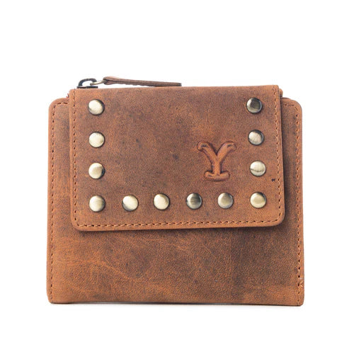 Yellowstone Westmere Studded Credit Card Holder in