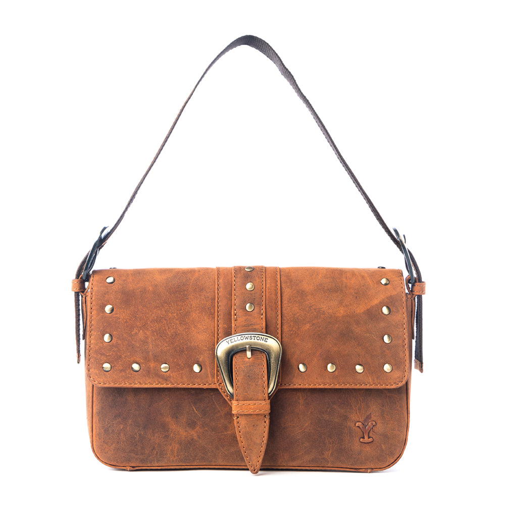 Yellowstone Amber Paradise Handbag with Rivets