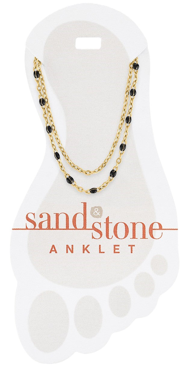 Color Sand Stone Anklets