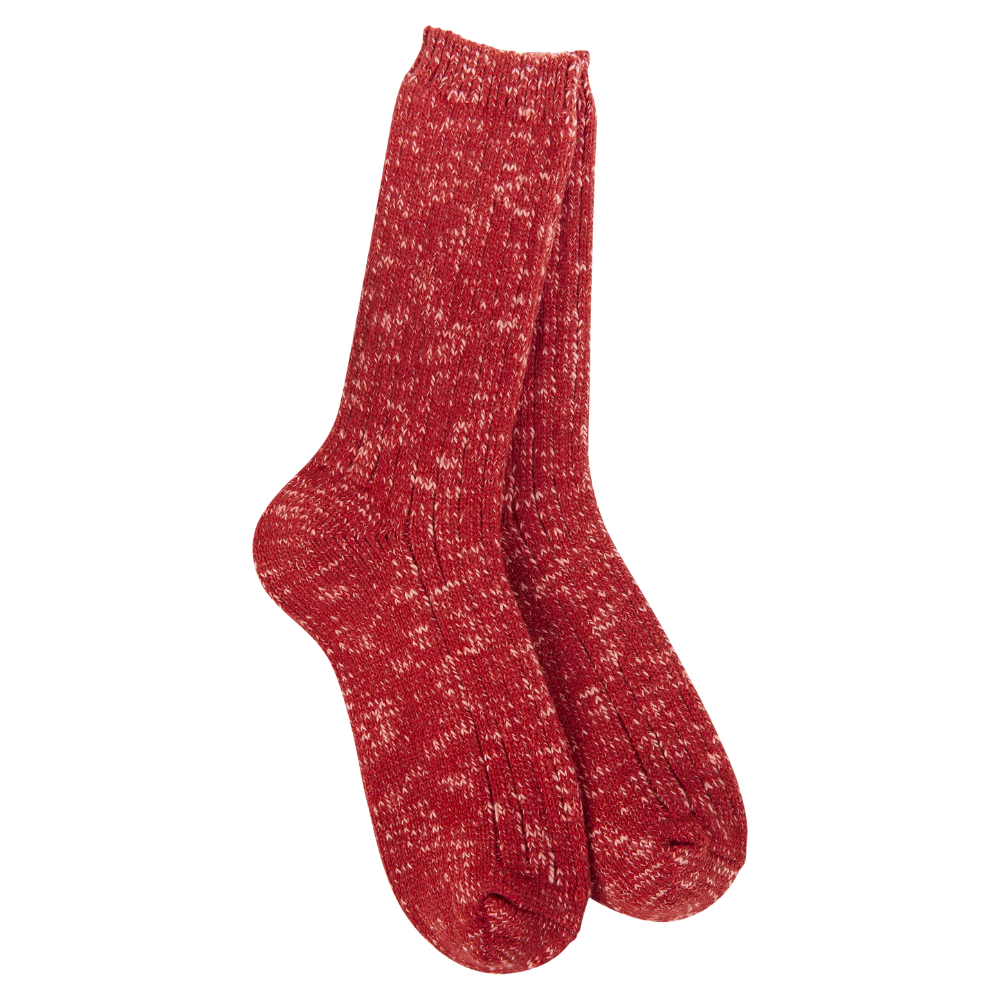 World's Softest Sock Weekend Cotton Slub Marled Crew