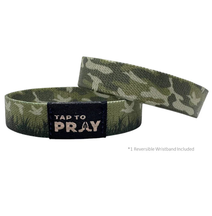 Tap To Pray™ Wristbands - Waterfowl Camo