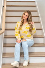 My Way Mustard Sweater