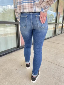 High Rise Basic Ankle Skinny Jeans