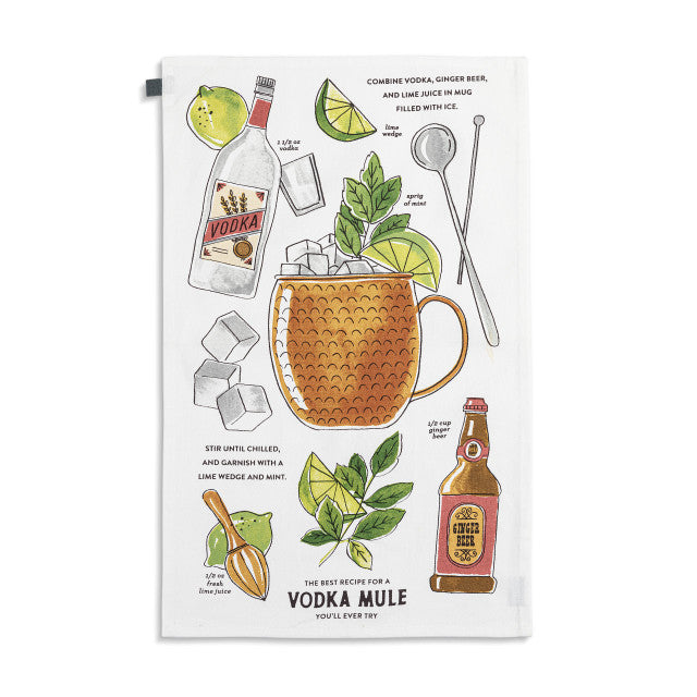 Moscow Mule Cotton Twill Kitchen Towel
