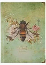 Faith Bee Hardcover Journal - Romans 5:1